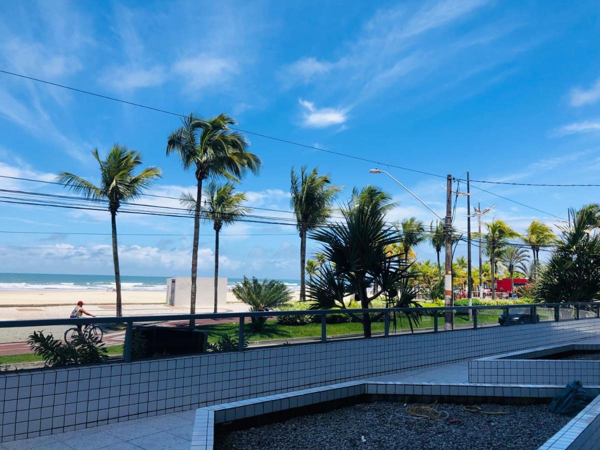 Apto Com Vista Mar Pe Na Areia Praia Grande  Exterior foto