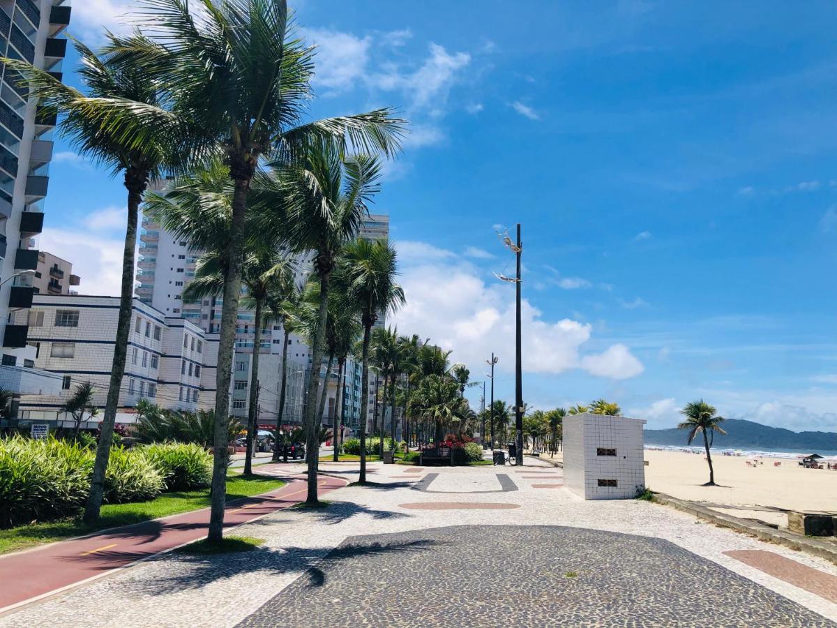 Apto Com Vista Mar Pe Na Areia Praia Grande  Exterior foto