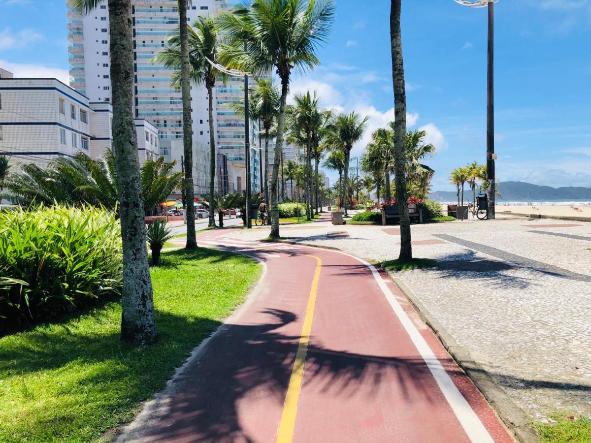 Apto Com Vista Mar Pe Na Areia Praia Grande  Exterior foto